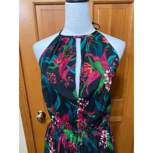 Boohoo Tropical Maxi Dress - Picture 4 of 4